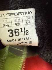 NWT La Sportiva Kubo Climbing Shoes, Goji/Neon, 36.5 M 4.5 W 5.5
