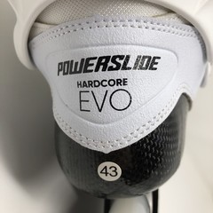 powerslide hc evo pro 110 carbon fiber inline skates – size 10 men us