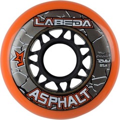 Labeda Asphalt inline wheels 8-pack 80mm or 72mm
