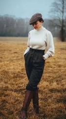 Modern Black Breeches Jodhpurs Hunting Pants Horse Riding Sports Breeches