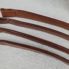 4 Western Headstall Brow Bands 16.5 x 1.13″ Loop 1.13″ Rawhide Embroidered New