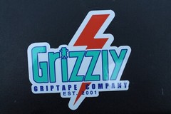 Grizzly Skateboard Grip Tape Gatorade Parody Z65A Vintage Skateboarding STICKER