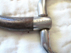 5″ FAGER FIXED RING DOUBLE JOINTED BRADOON 12.9CM #1121 ENGLISH BIT