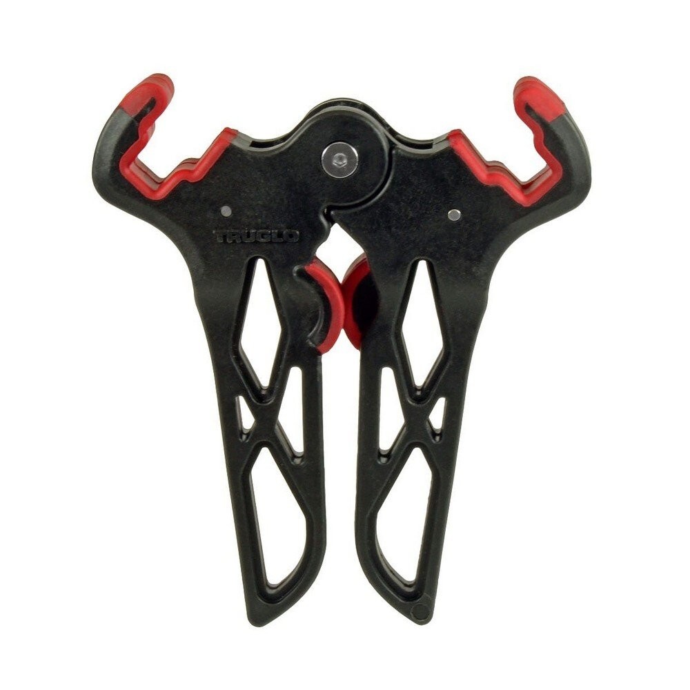 Truglo Bow Jack Folding Bow Stand Mini 5.8″ Lightweight Black/Red – TG393BR