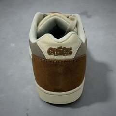 Etnies»Snake» Skate Shoes Brown Tan Grey Suede Canvas Sneakers M8/W9.5 NWB