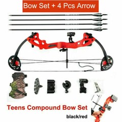 Right Hand Compound Bow and Archery Sets 15-29 lbs Hunting Bow Kit for Beginner