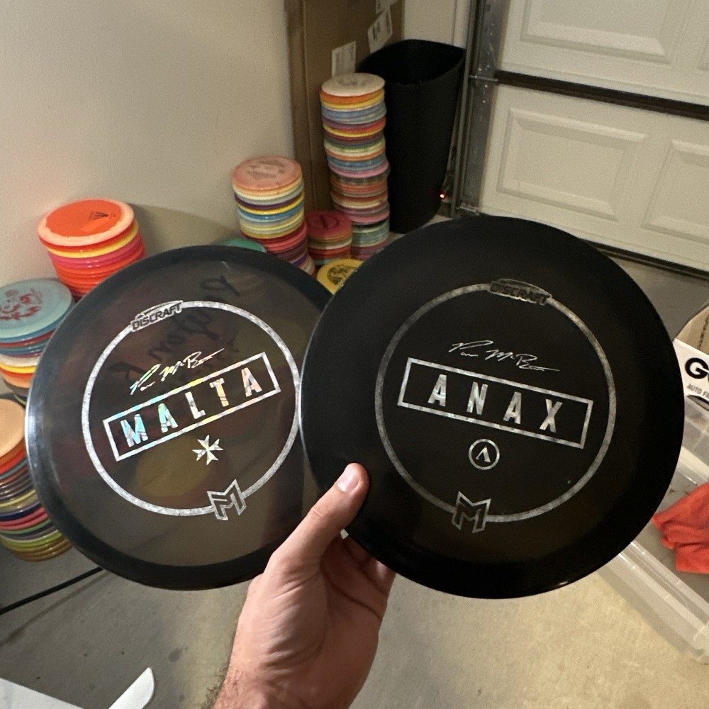 Discraft Paul McBeth Anax Malta Disc midnight Crystal st Jude’s LOT OF 2
