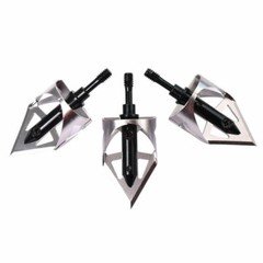 Broadheads Fixed Blade100 Grain 360 Cut Hunting Archery Arrow Tip 3Pack 3 Color