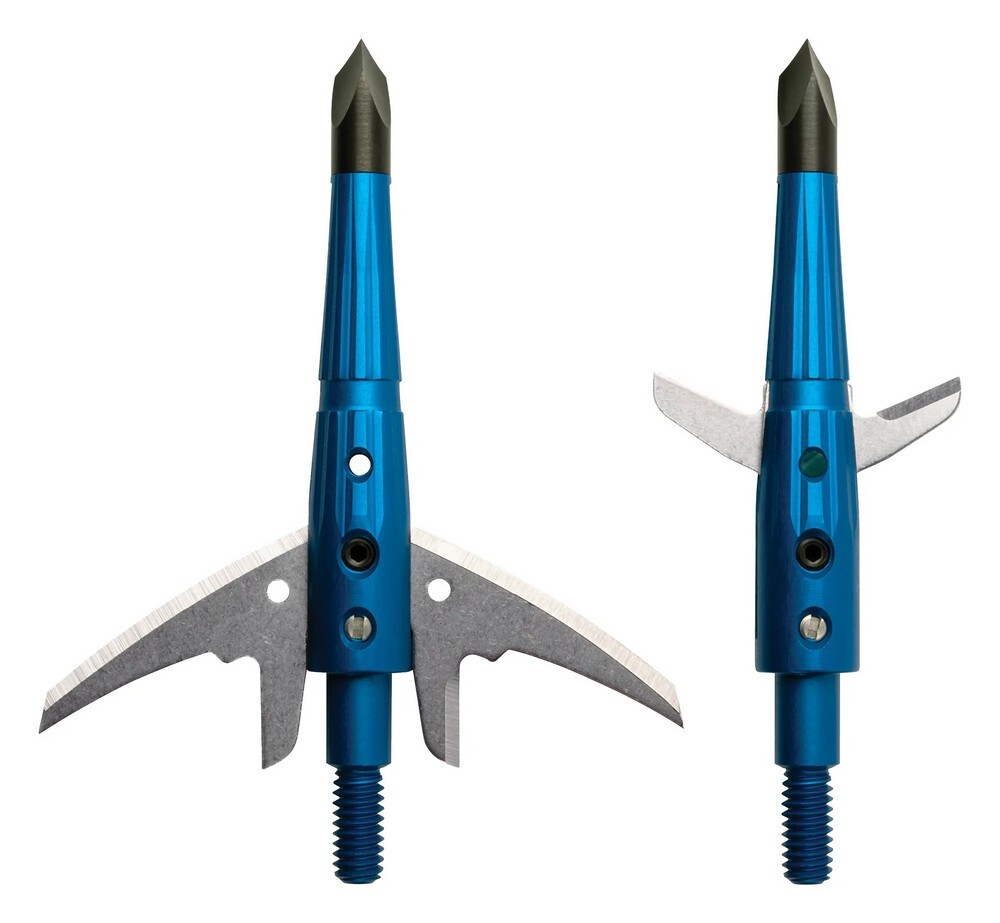 Swhacker Broadhead Levi Morgan 2-Blade Curved 100 Grain 2″ Cut 3 Pack – SWH00261