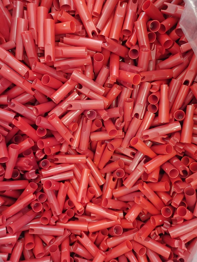 Arrow Nocks 24 Pcs 5/16″ red nylon plastic, glue on, archery