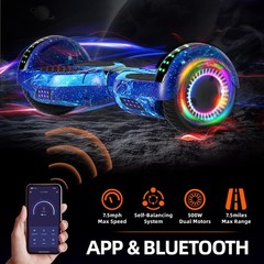 New Hoverboard & Go Kart 6.5» Electric Bluetooth Self-Balance Scooter for Kids