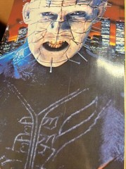 Supreme SS18 Hellraiser Skateboard Deck Black/Multicolor Box Logo Pinhead 8.5 “