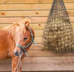 2 Pack Ultra Steady Horse Feed Net- Large Knotless Fence Bale 26” x 40″, 2 Inch