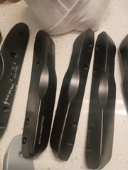 Rollerblade Solo Sole Plates Size 8.5 Black And Grey 3 Pair