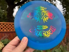 Blue Teedevil Prototype First Run (Pre-Release) Disc Golf 175G Innova #3301