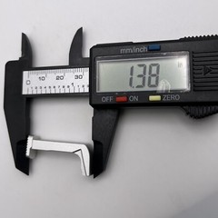 Extended Mag Release for GIock GEN 3 ,17, 19, 26 ,34, Aluminum Silver