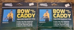 Lot Of 2 The Game Tracker Bow Gun Rod Caddy Adjustable Equipment Slings