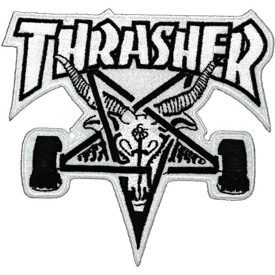 Thrasher Skategoat Pentagram Patch 3.875″ x 3.75″
