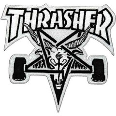 Thrasher Skategoat Pentagram Patch 3.875″ x 3.75″