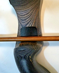 Traditional HAIR RUG & LEATHER Adhesive ARROW REST Archery RECURVE & LONGBOW