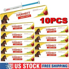 10 Pack Horse Oral Paste Apple Taste – Exp 01/2028 Box Sealed