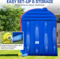 Inflatable Basketball Hoop Game 3 Balls Blower Backyard Party Commercial Sport