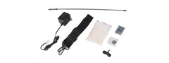 DOUBLE EAGLE CQC ELECTRIC AEG AIRSOFT RIFLE BB GUN W/FLASHLIGHT & SCOPE