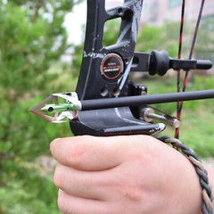 Broadheads Fixed Blade100 Grain 360 Cut Hunting Archery Arrow Tip 3Pack 3 Color
