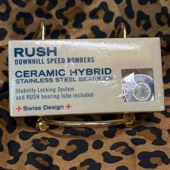 Rush Swiss Design Downhill Speed Bombers Ceramic Hybrid Bearings NIB