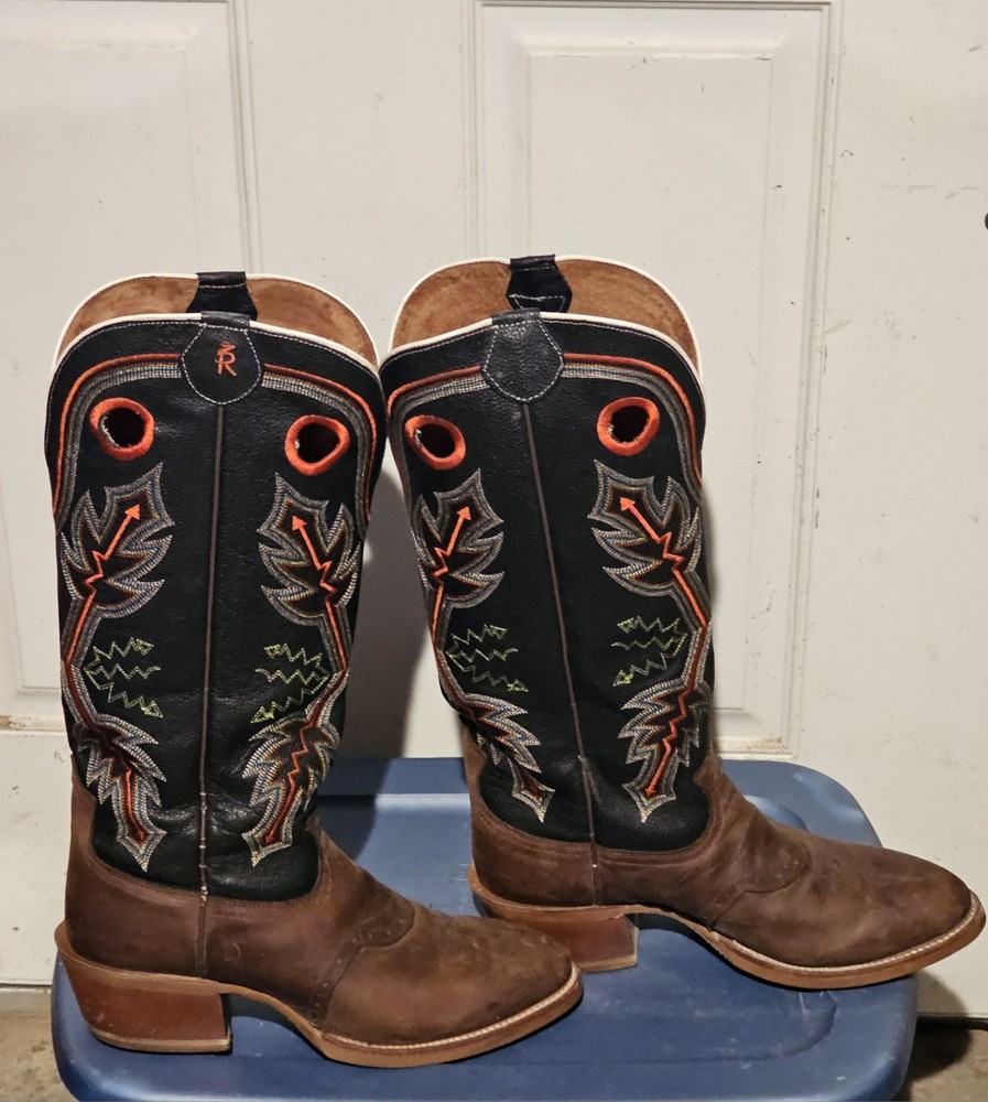 Tony Lama Buckaroo Cowboy Boots 10.5 D