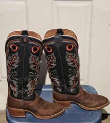 Tony Lama Buckaroo Cowboy Boots 10.5 D