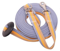 Cord Cotton Lunge Line with Rubber Stop，Equine Lunge Line for Horses with Swi…