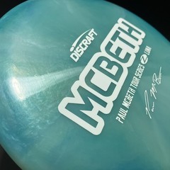 New! PAUL MCBETH DISCRAFT 2020 TOUR SERIES Z Swirl LUNA 170-172g! Blue