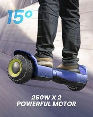 Gyroor G13 All Terrain Hoverboard Bluetooth LED Lights Open Box Tested
