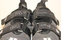 Evolv Defy VTR eco-TRAX Biginner Rock Climbing Mens Size 9 9.5 Black Strap Shoes