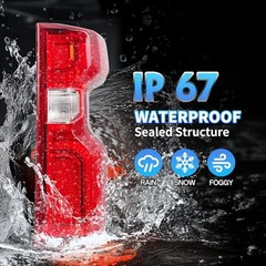 LED Tail Light Assembly Pair for 2019-2024 Chevy Silverado Left & Rightr Side