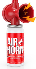 Nicehill 1.4Oz Air Horn, 122Db Loud Safety Air Horns for Boating Emergency & Spo