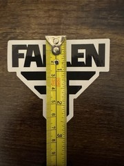Fallen Footwear Skate Shoes Logo Sticker Decal Skateboarding 2.5 X 3 Inches New