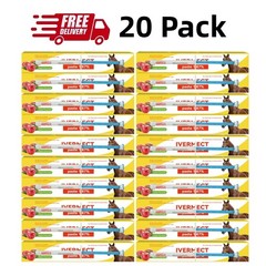 20 Pack In Box Paste Horse Dewormer Apple Flavor wormer ?EXP 01/2028?