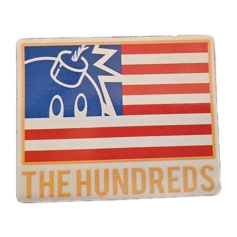 The Hundreds Skateboard Sticker American Flag