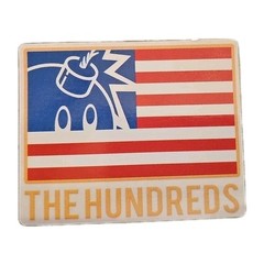 The Hundreds Skateboard Sticker American Flag