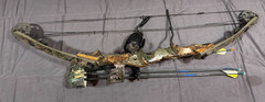 Martin Archery Lynx M7 Mossy Oak Compound Bow 3x Carbon Arrow Shafts
