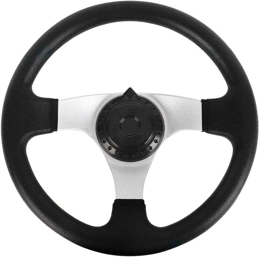JIANWEI Off-Road Steering Wheel, 300mm PU Foam Ergonomic, Smooth ATV With Holes