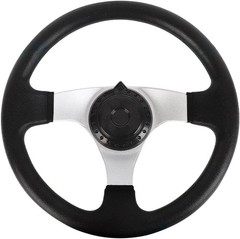JIANWEI Off-Road Steering Wheel, 300mm PU Foam Ergonomic, Smooth ATV With Holes