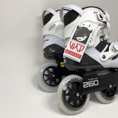 powerslide hc evo pro 110 carbon fiber inline skates – size 10 men us