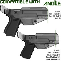Level Ⅱ/Ⅲ Optic Cut Holster OWB for Glock 17 19 19x 44 45 Gen 1-5, G