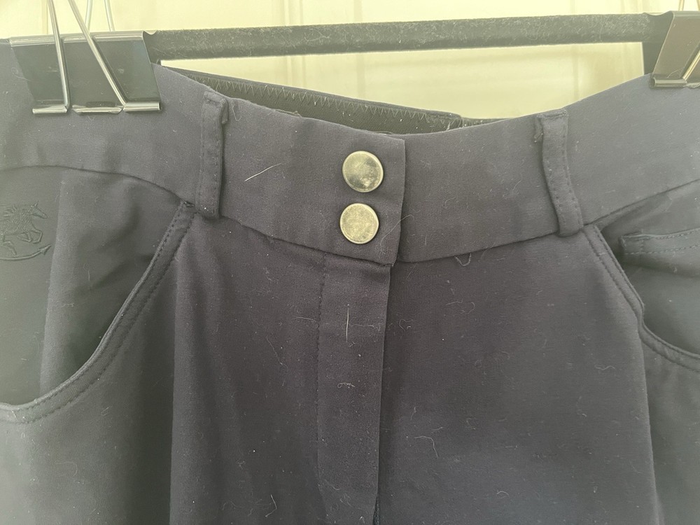 Piper by Smartpak Equestrian Riding Pants Women’s Size 34R Dark Grey – Excellent