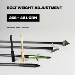 BALLISTA BAT Compound Self-Cocking Small Crossbow with Hunting Bolts