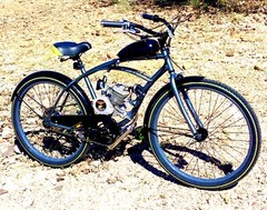 NEW 2-STROKE 100cc Upgrade COMPLETE MOTORIZED BIKE KIT AND CRUISER BICYCLE