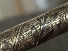 Antique Silver Circassian Riding Crop Nagaika with Concealed Blade 1890 To 1910